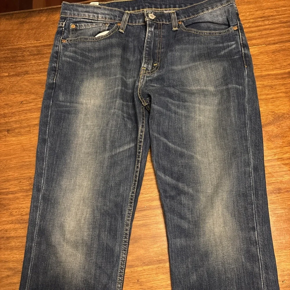 Levi's 511 Slim Straight Jeans Mens 34x30 Blue Denim Medium Wash Casual Classic‎